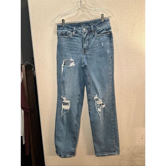 Old Navy Denim - Old Navy distressed OG loose high-rise jeans
